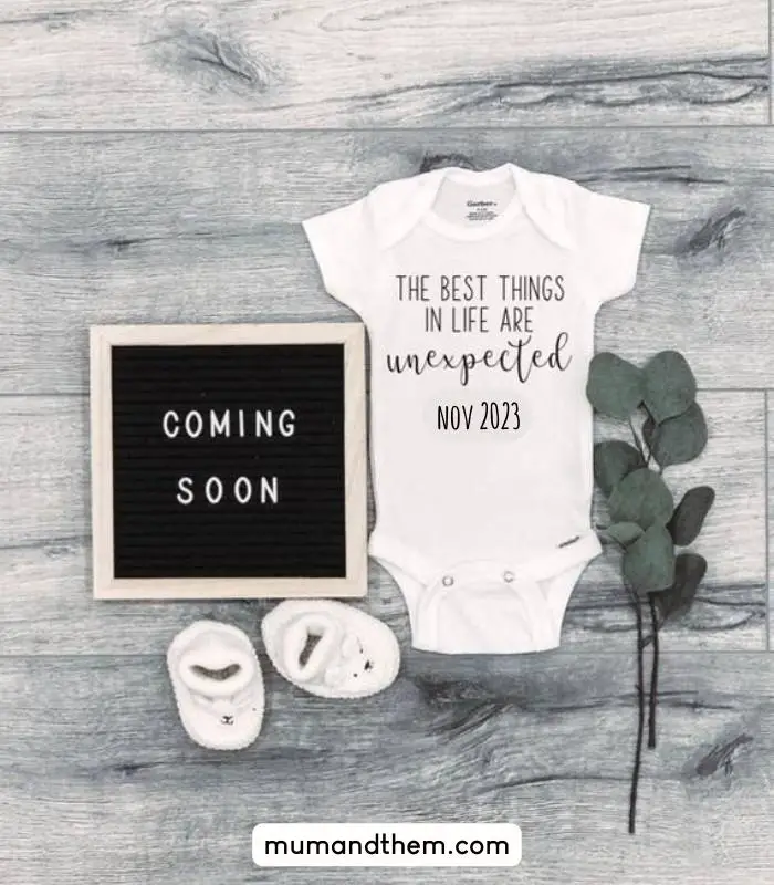 pregnancy announcement onesie