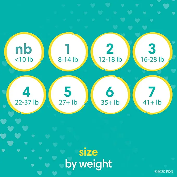 pampers swaddlers sizes