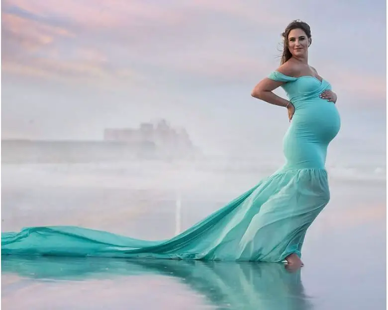 beach maternity dress for photoshoot