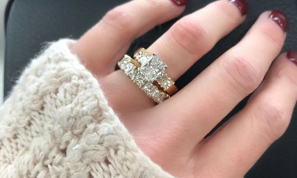 an engagement ring