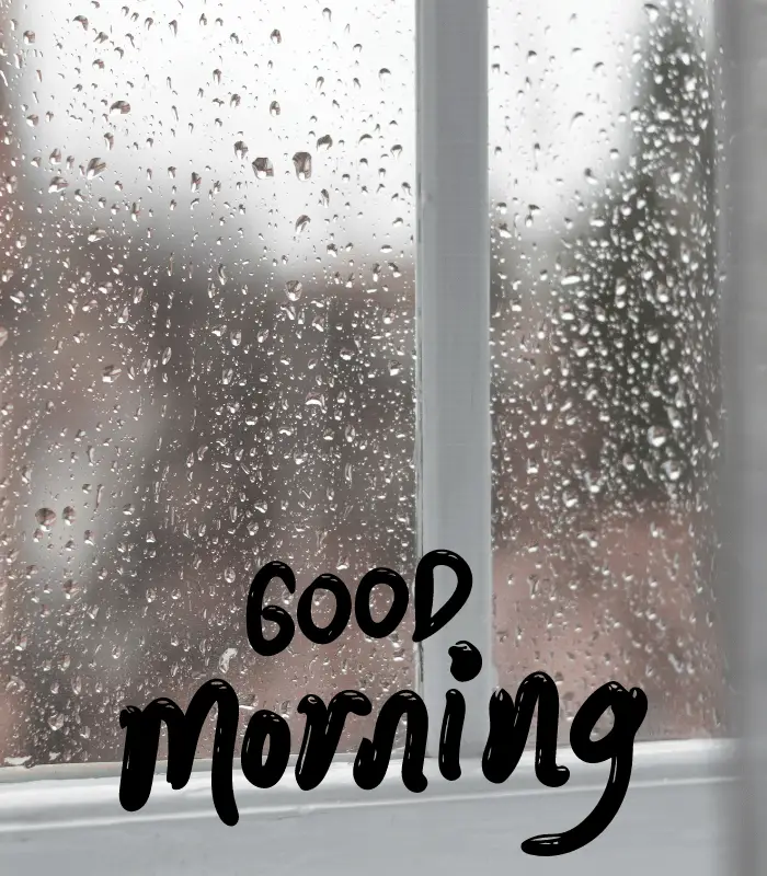 rainy day good morning