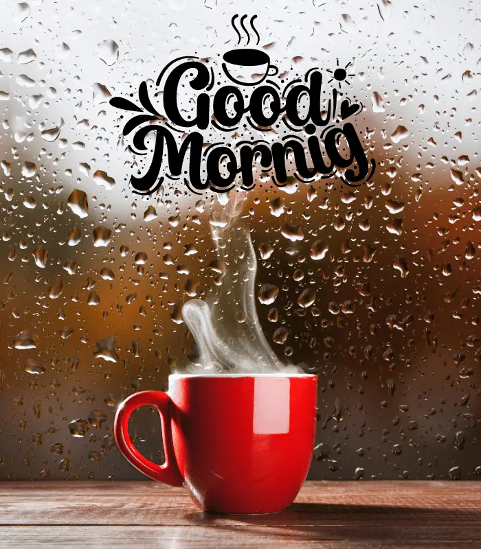 rainy good morning 
