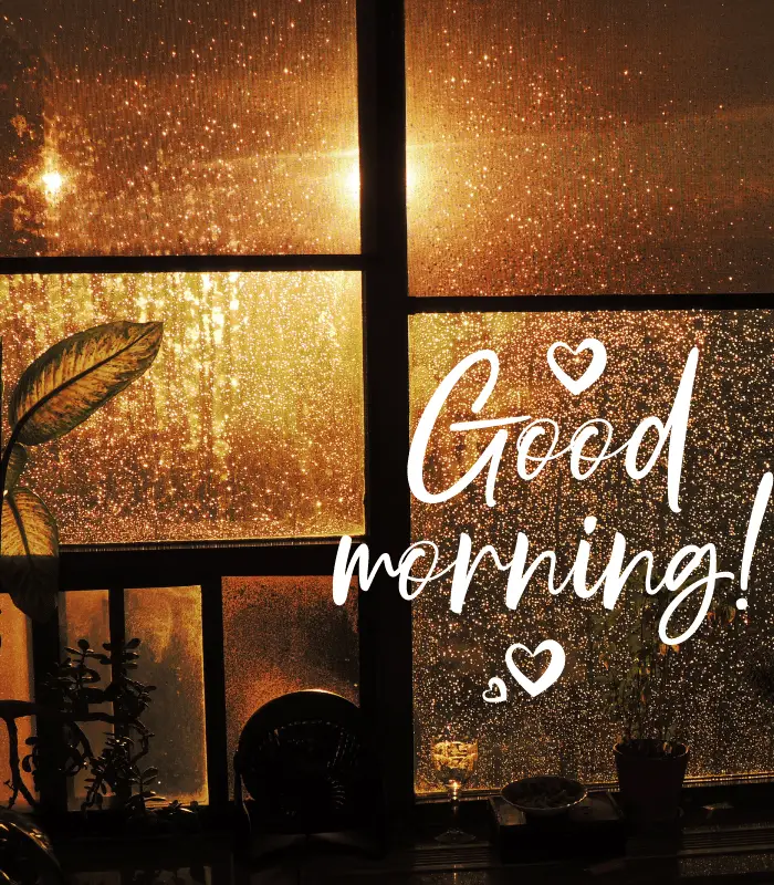 rainy good morning 
