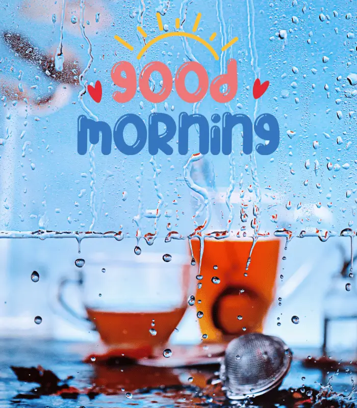 good morning with rain