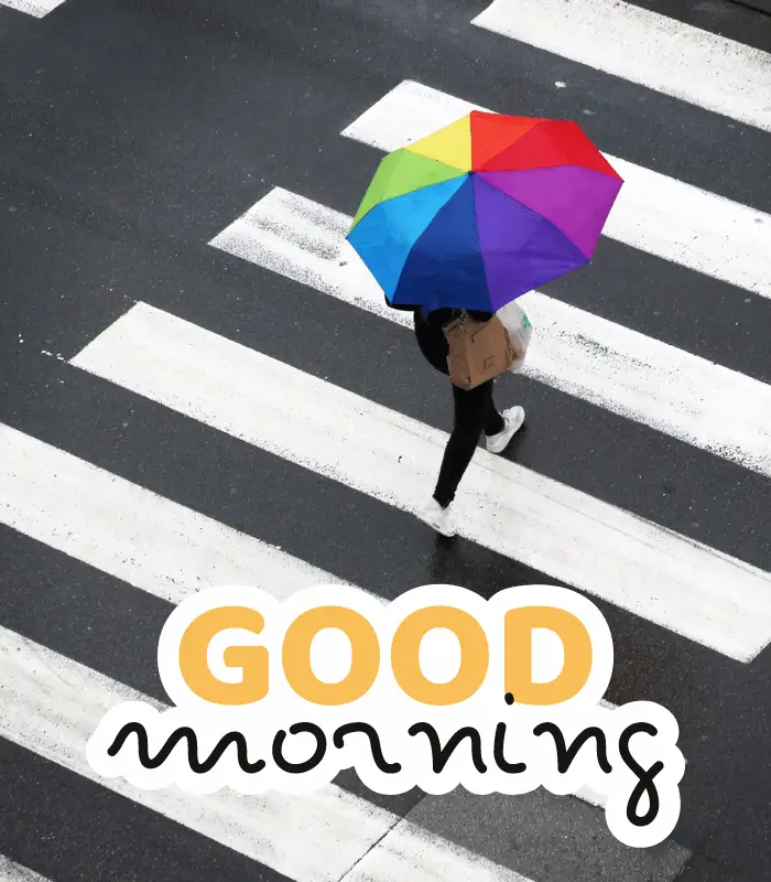 good morning with rain