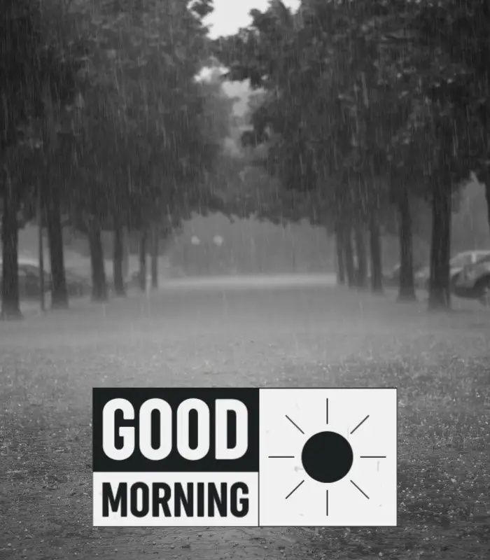 rainy day good morning images 