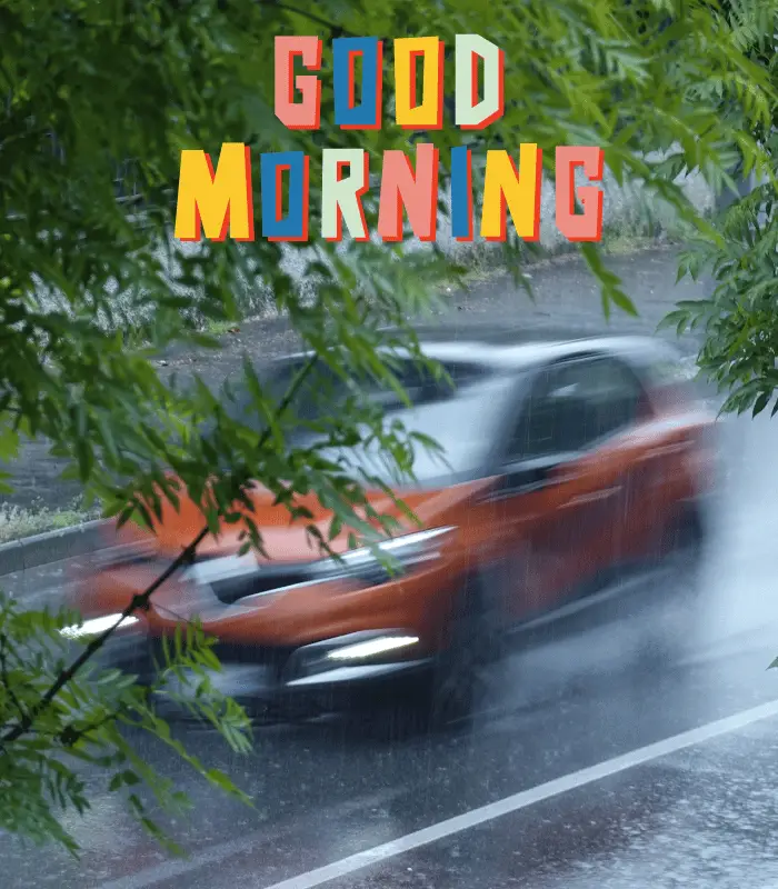 good morning rain images 