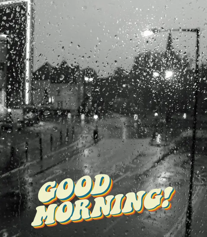 good morning raining images 