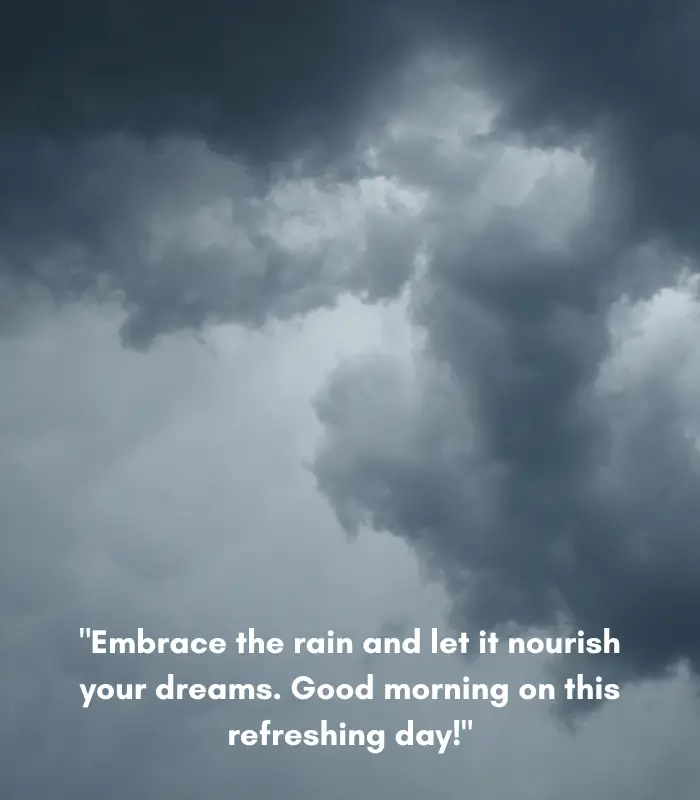 rain good morning quotes 