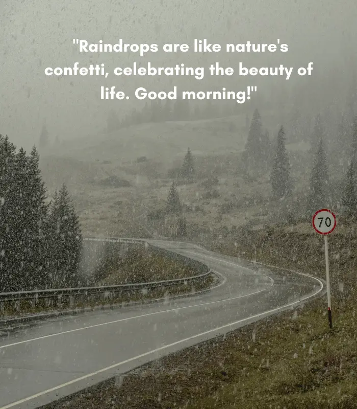 rain good morning quotes 