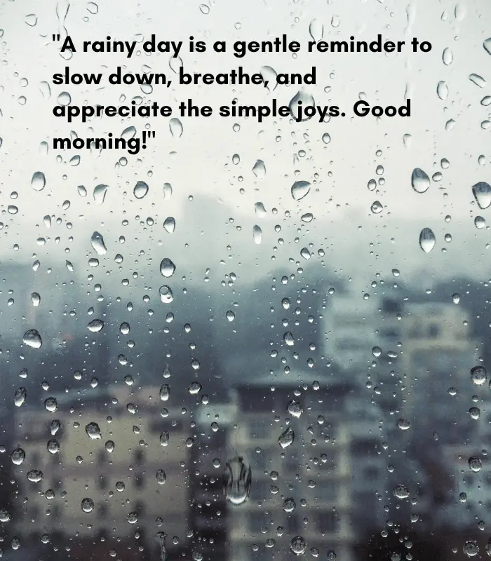 beautiful rainy morning quotes 