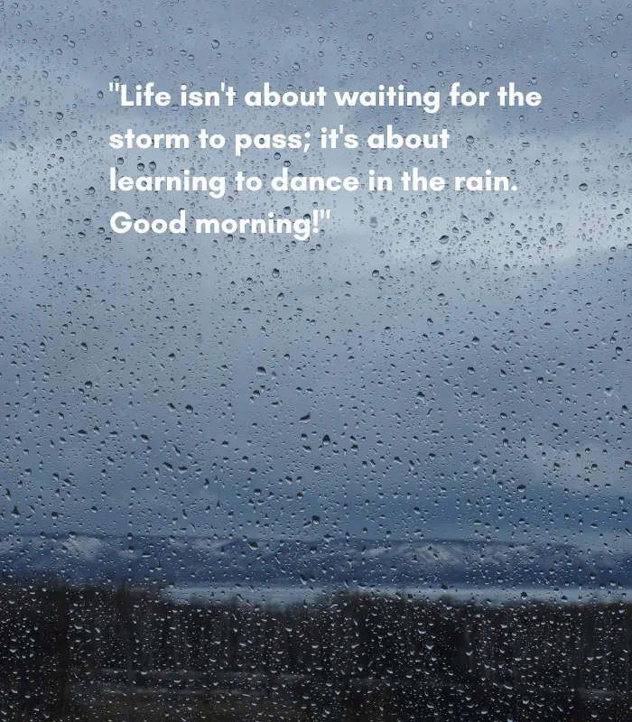 raining good morning quotes 