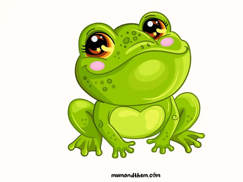 easy cute frog drawing