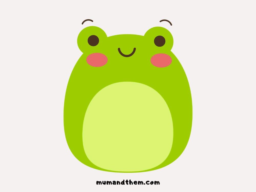 kawaii frog drawing