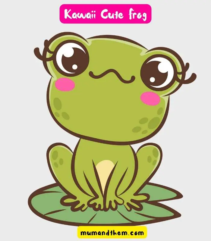 kawaii cute frog