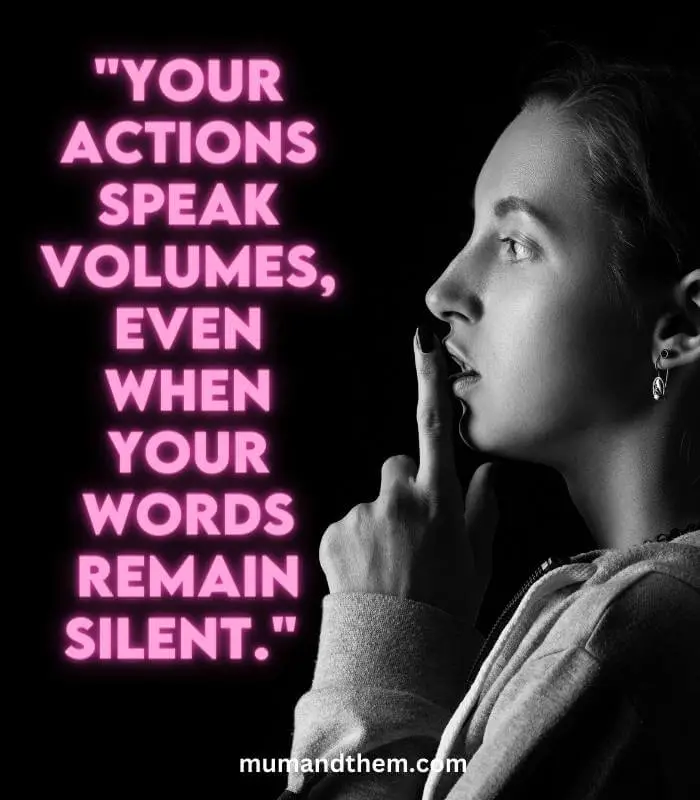 Be Silent Quotes 