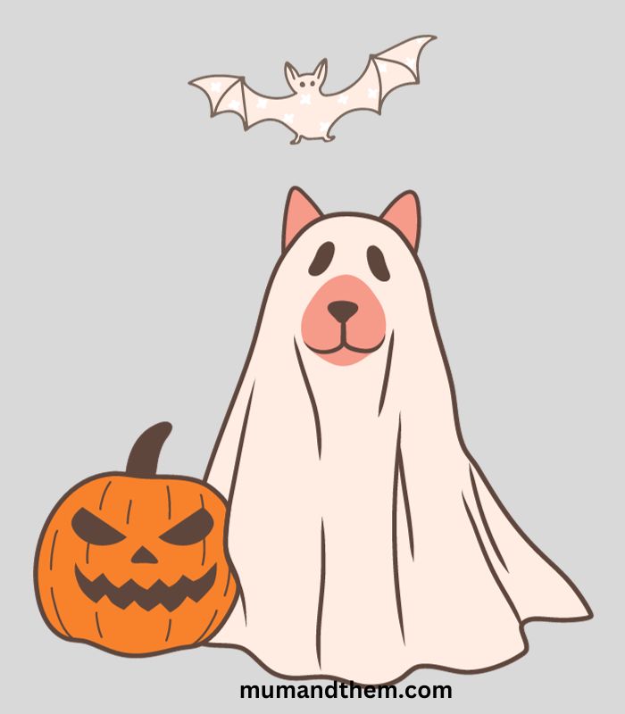 halloween cat drawing