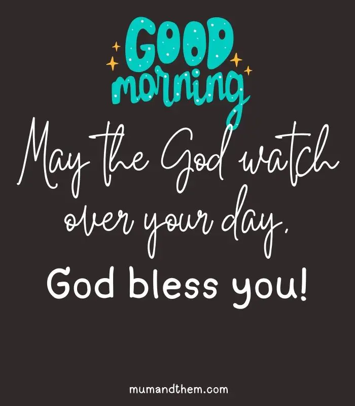 good morning god bless