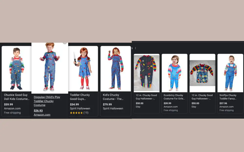 different chucky Costumes for toddler– Halloween Ideas 
