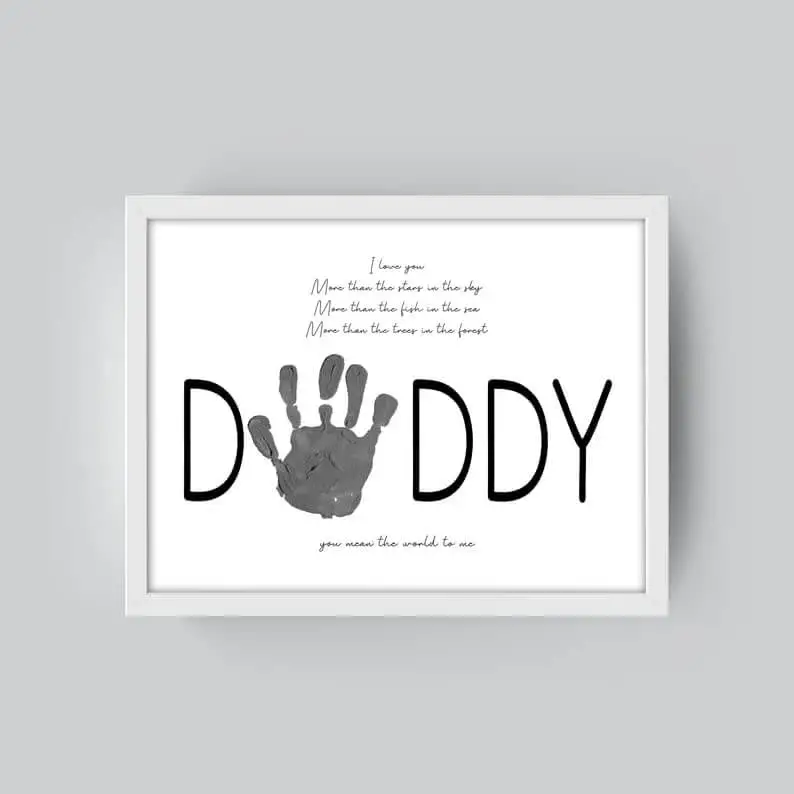 fathers day handprint craft